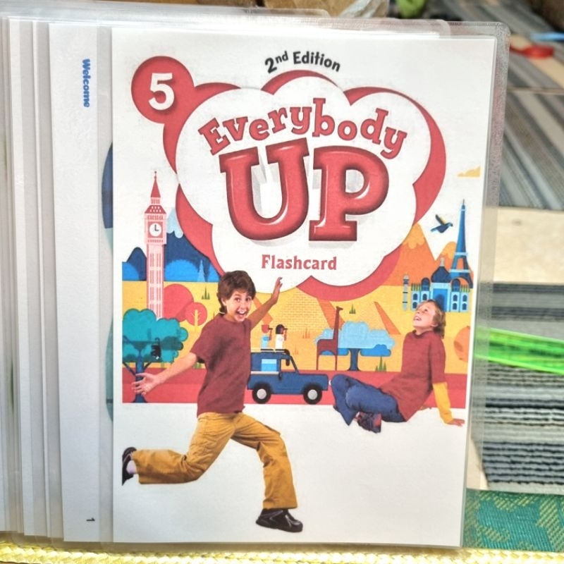 Thẻ ảnh - FLASHCARD Everybody Up 1,2,3,4,5 và Starter Ép