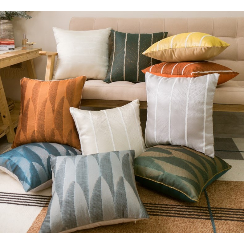 Vỏ Gối Tựa Lưng Trang Trí Sofa Dệt Vân Nổi Sang Trọng Passion