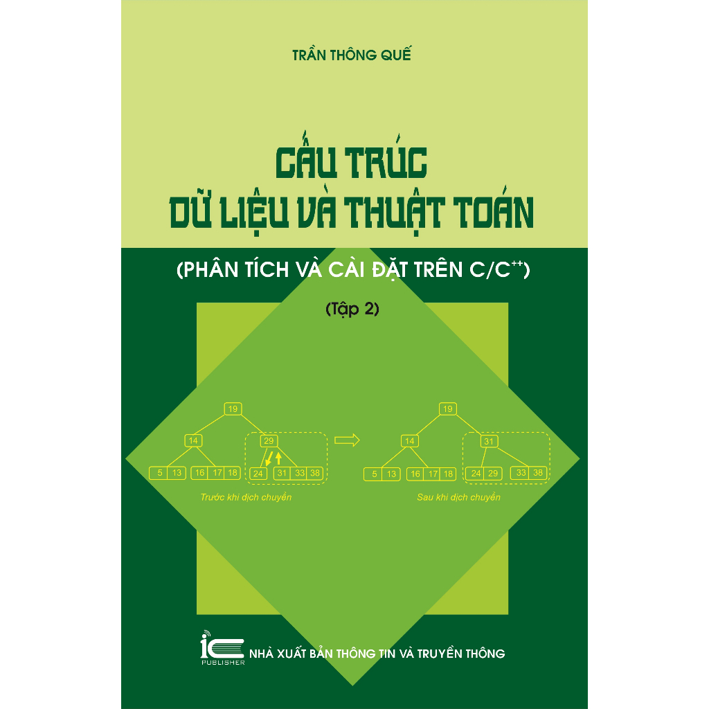 Ảnh Sách Cấu trúc dữ liệu và thuật toán (phân tích và cài đặt trên C/C++) Tập 2 1