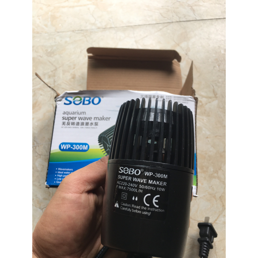 Thổi luồng,tạo sóng bể cá cảnh,hồ cá KOI SOBO WP-300M(10W-7500L/H)
