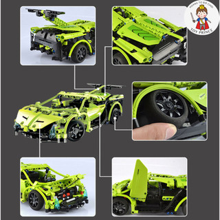 ĐỒ CHƠI LẮP RÁP MÔ HINH ĐIỀU KHIỂN TỪ XA RC SIÊU XE BUGATTI CHIRON VÀ LAMBORGHINI SIAN CaDA C51007 C51053