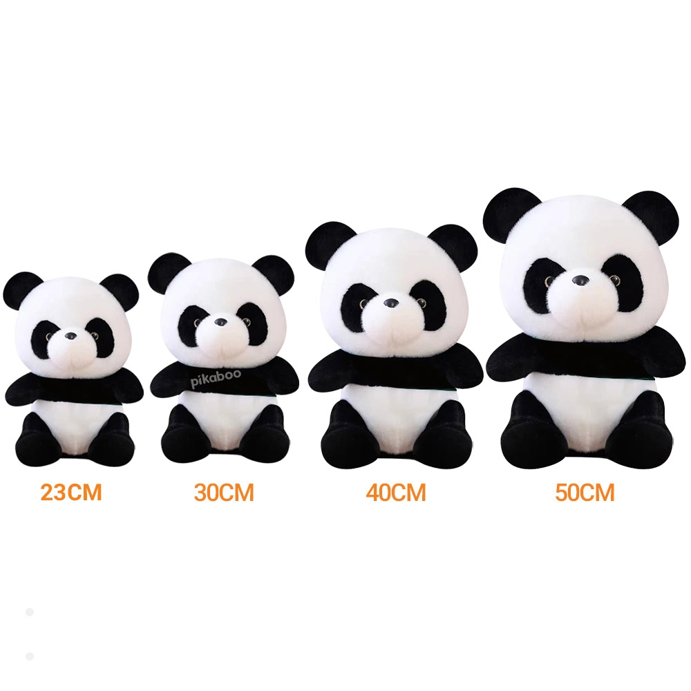 Ảnh Gấu bông gấu trúc Panda Pikaboo gấu trúc nhồi bông tinh khiết cao cấp, lông mềm mịn co dãn 4 chiều 3
