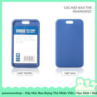 [Sẵn VN - Hỏa Tốc] Dây Đeo Thẻ / Bao Đựng Thẻ Nhân Viên Nhựa PVC Phong Cách Đơn Giản Nhiều Màu Tinh Tế
