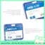 Dây Đeo Thẻ / Bao Đựng Thẻ Nhân Viên Nhựa PVC Phong Cách Đơn Giản Nhiều Màu Tinh Tế