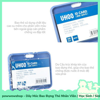 [Sẵn VN - Hỏa Tốc] Dây Đeo Thẻ / Bao Đựng Thẻ Nhân Viên Nhựa PVC Phong Cách Đơn Giản Nhiều Màu Tinh Tế
