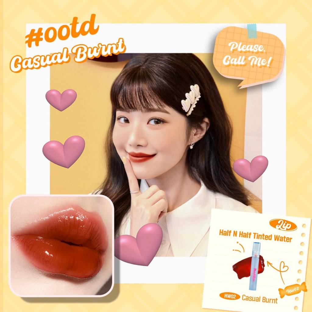 Son tint Black Rouge Half N Half Tinted Water Shopee Việt Nam
