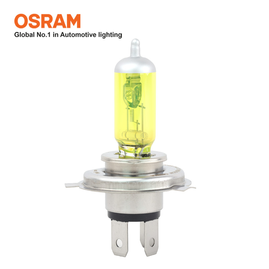 Combo 2 Bóng Đèn Halogen Phá Sương OSRAM Dùng Cho Xe Ô Tô Xe Hơi Xe Máy Chân H1 H3 H4 H7 H8 H11 H16 HB3 HB4 (Màu Vàng)