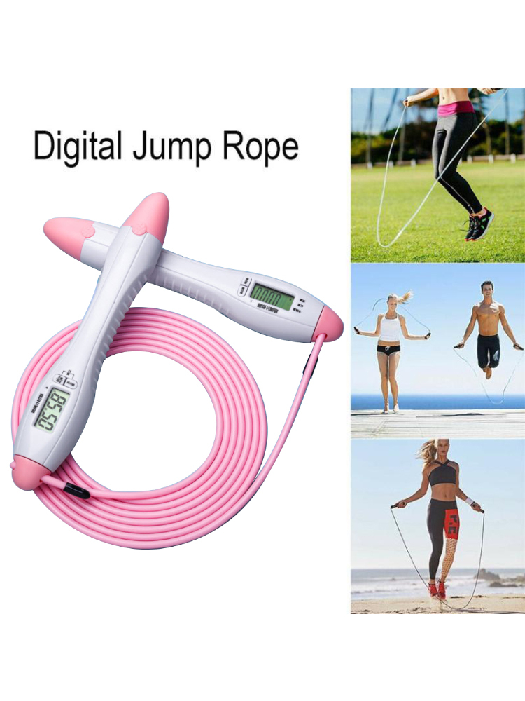 Ảnh Dây Nhảy Lõi Thép Bảo Hành 12 Tháng Dây Nhảy Đếm Số Tự Động Đếm Giờ Dây Lõi Thép Cleacco DNLT Boro Sport 3