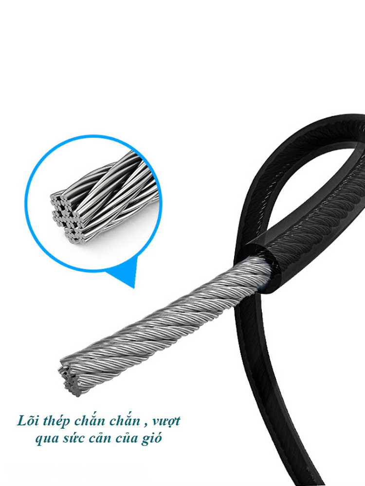 Ảnh Dây Nhảy Lõi Thép Bảo Hành 12 Tháng Dây Nhảy Đếm Số Tự Động Đếm Giờ Dây Lõi Thép Cleacco DNLT Boro Sport 4