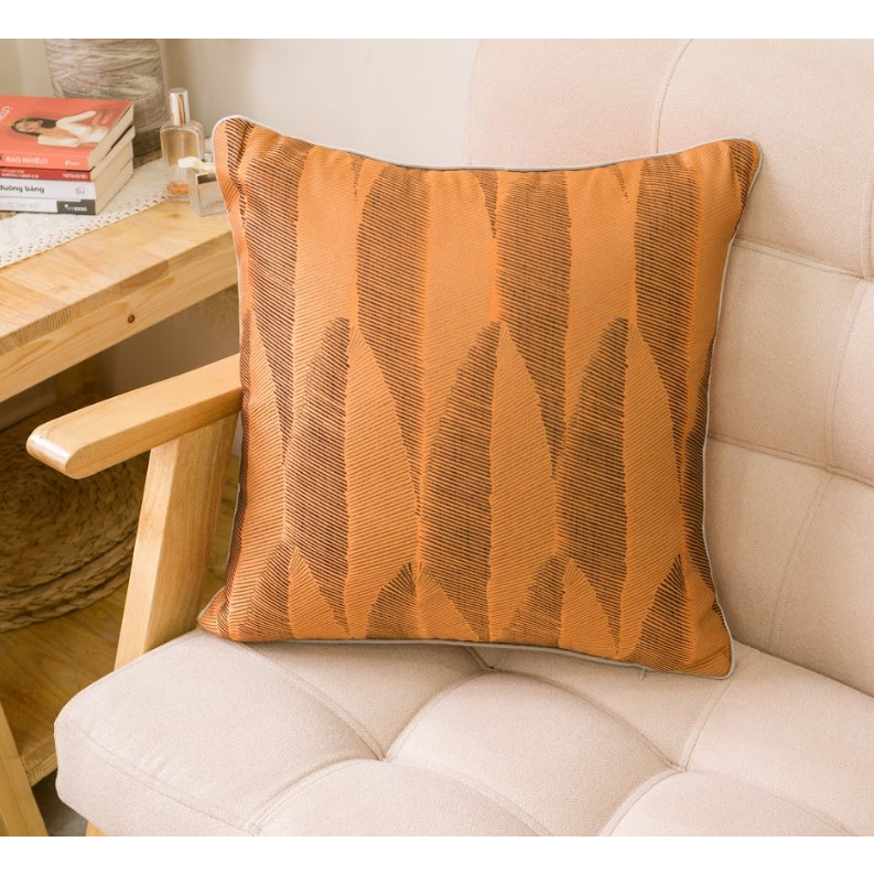 Vỏ Gối Tựa Lưng Trang Trí Sofa Dệt Vân Nổi Sang Trọng Passion