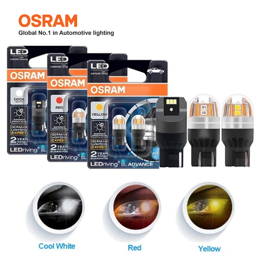 Combo 2 Bóng Đèn Led Tín Hiệu AUX OSRAM T20 12V