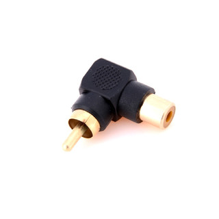 Đầu chuyển đổi ổ cắm RCA sang đầu cắm RCA góc phải nối dây
