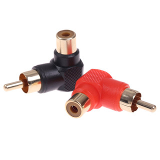 Đầu chuyển đổi ổ cắm RCA sang đầu cắm RCA góc phải nối dây