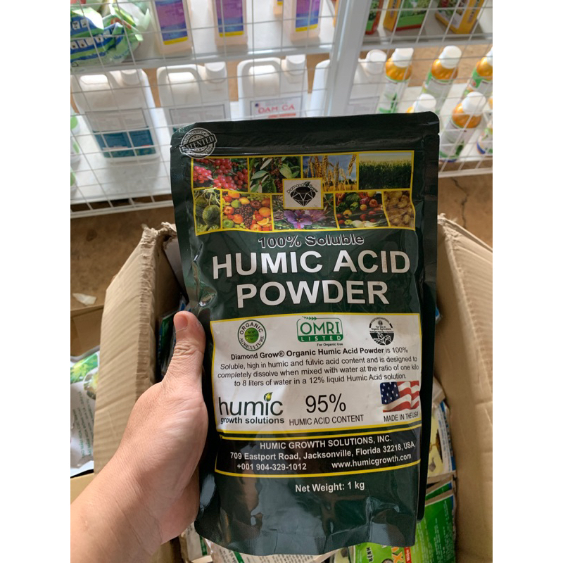 Humic acid powedr 95 nhập khẩu 100% USA | Shopee Việt Nam