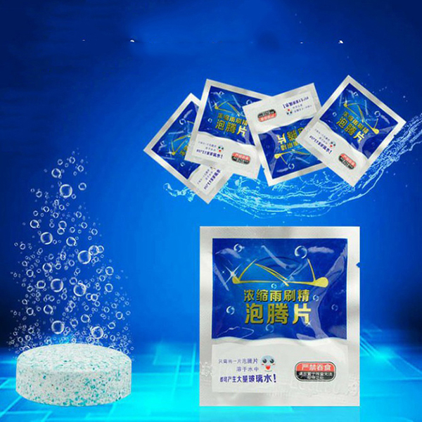 Combo 50 viên sủi vệ sinh kính chắn gió, bảo vệ cần gạt, sạch vết bẩn