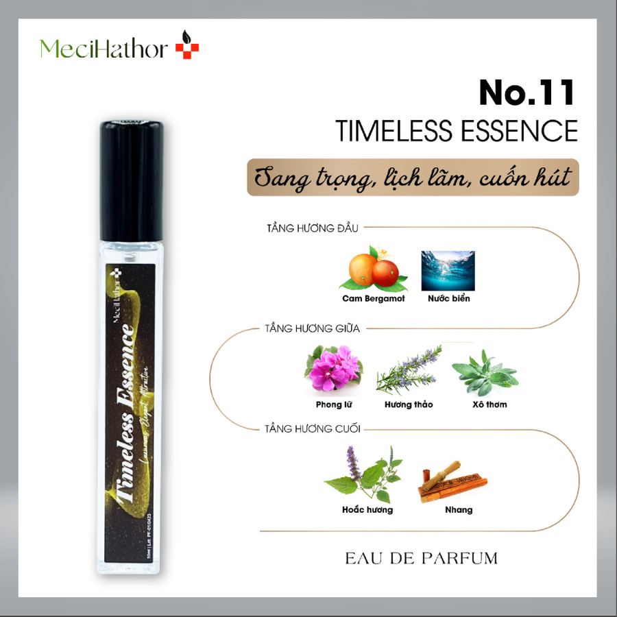 Nước Hoa Nam Chính Hãng MECIHATHOR Timeless Essence 10ml