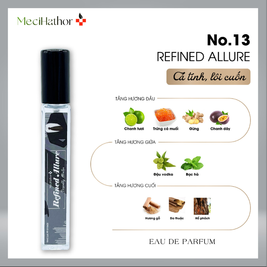 Nước Hoa Nam Chính Hãng MECIHATHOR Refined Allure EDP10ml