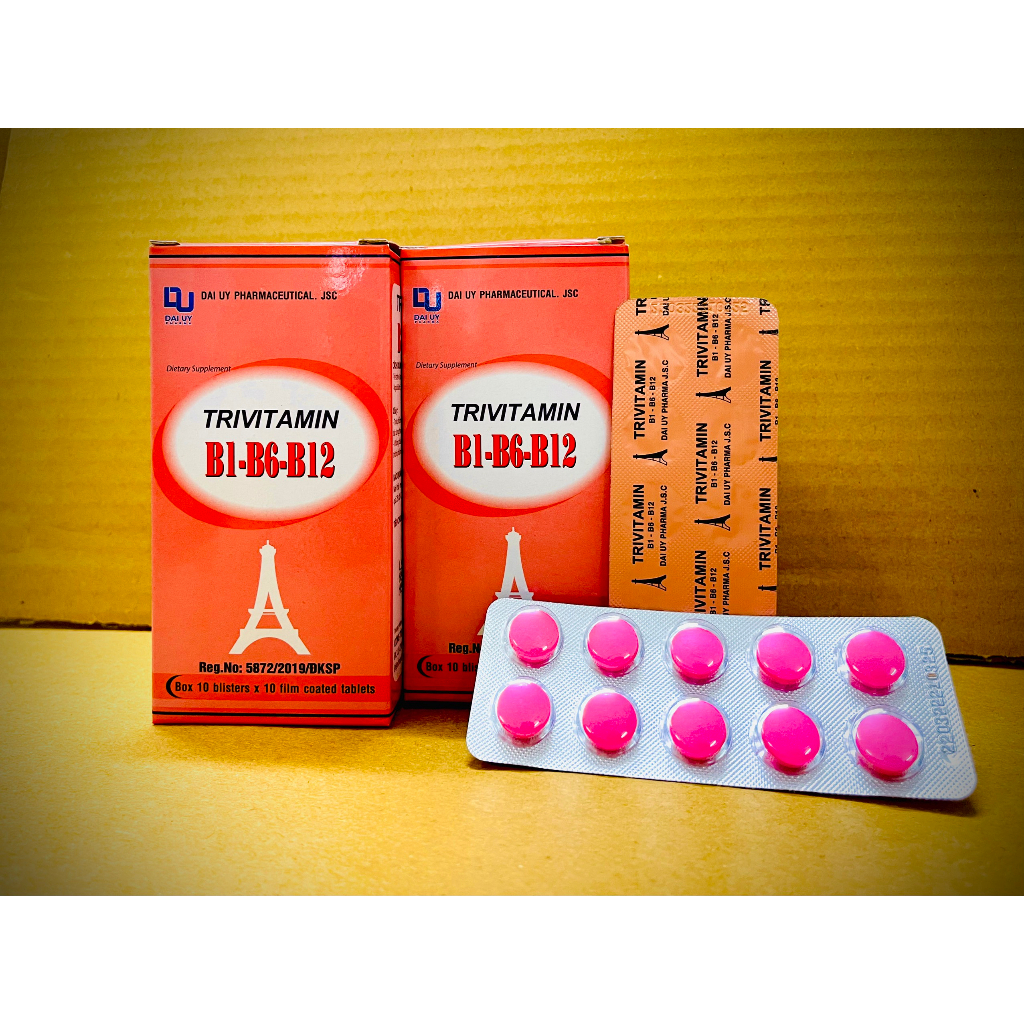 VITAMIN 3B (B1 B6 B12) HÕ TRỢ BỔ SUNG VITAMIN B1B6B12 Shopee