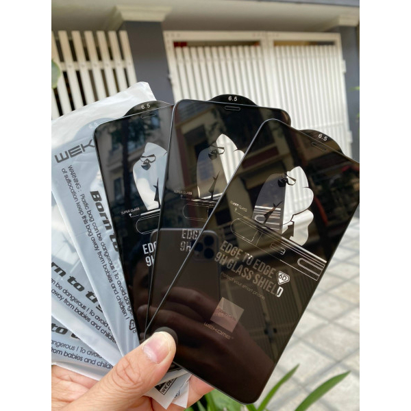 Kính cường lực iphone full màn wekome kingkong trong suốt X/Xs Max/11 Pro Max/12 Pro Max14 Pro max /15 Pro max 16 Promax