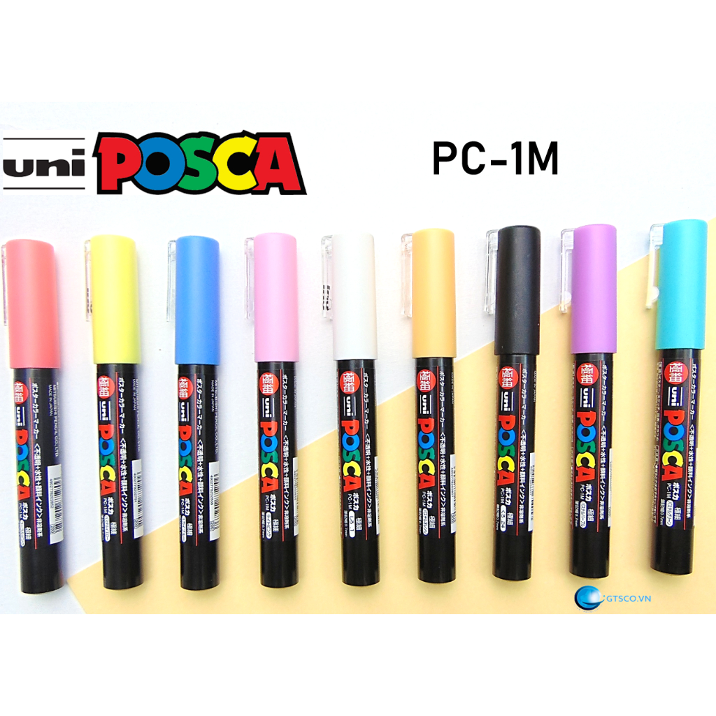Uni Posca Paint Marker PC1M - Bút vẽ trên nhiều chất liệu | Shopee Việt Nam