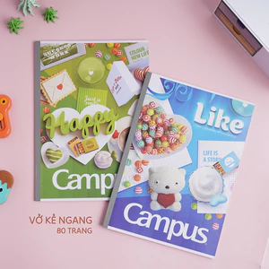 Vở Kẻ Ngang GIFT 80/120/200 Trang, Vở Viết 200 Trang Campus- Classmate Dành Cho Học Sinh Ghi Chép