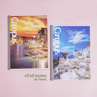 Vở kẻ ngang có chấm Adventure 80/120/200 trang, vở ghi chép dành cho học sinh, sinh viên NB-BAVT80/120/200