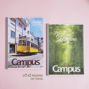 Vở kẻ ngang có chấm Adventure 80/120/200 trang, vở ghi chép dành cho học sinh, sinh viên NB-BAVT80/120/200