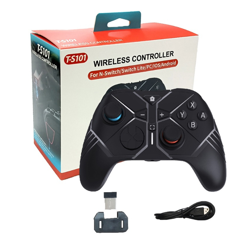 Tay cầm chơi game không dây bluetooth TS101 dùng cho N-Switch / Switch / PC / iOS / Android