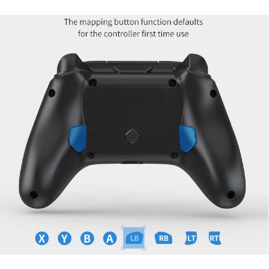 Tay cầm chơi game không dây bluetooth TS101 dùng cho N-Switch / Switch / PC / iOS / Android