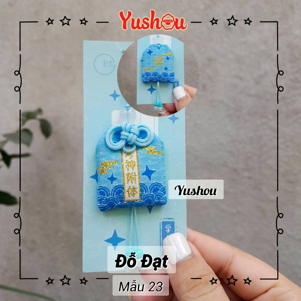 Túi Phước Yushou Đỗ Đạt Mẫu 23 - Kiểu Omamori Nhật, Có sẵn, Quà tặng ý nghĩa.