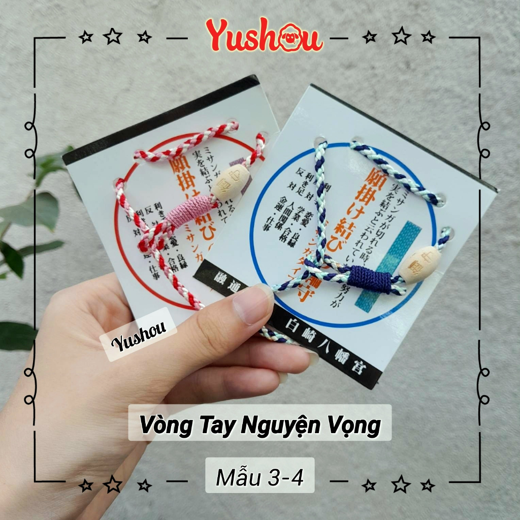 Vòng Tay Yushou Nguyện Vọng - Kiểu Omamori Nhật, Có sẵn, Quà tặng ý nghĩa.