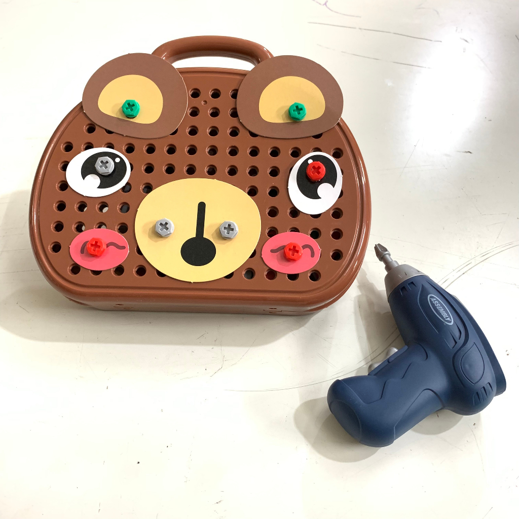 Bộ đồ chơi kỹ sư lắp ráp - đồ chơi vặn ốc vít - Cho bé từ 3 tuổi
