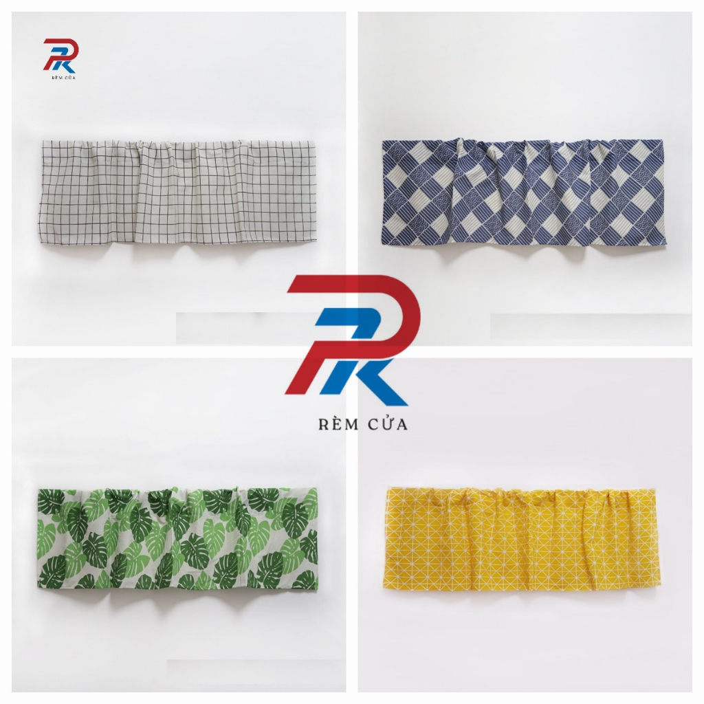 Rèm CANVAS Ngắn Rèm Bếp Rèm Tủ Dán Tường Đa Năng/ Rèm Luồng RPK016 ...