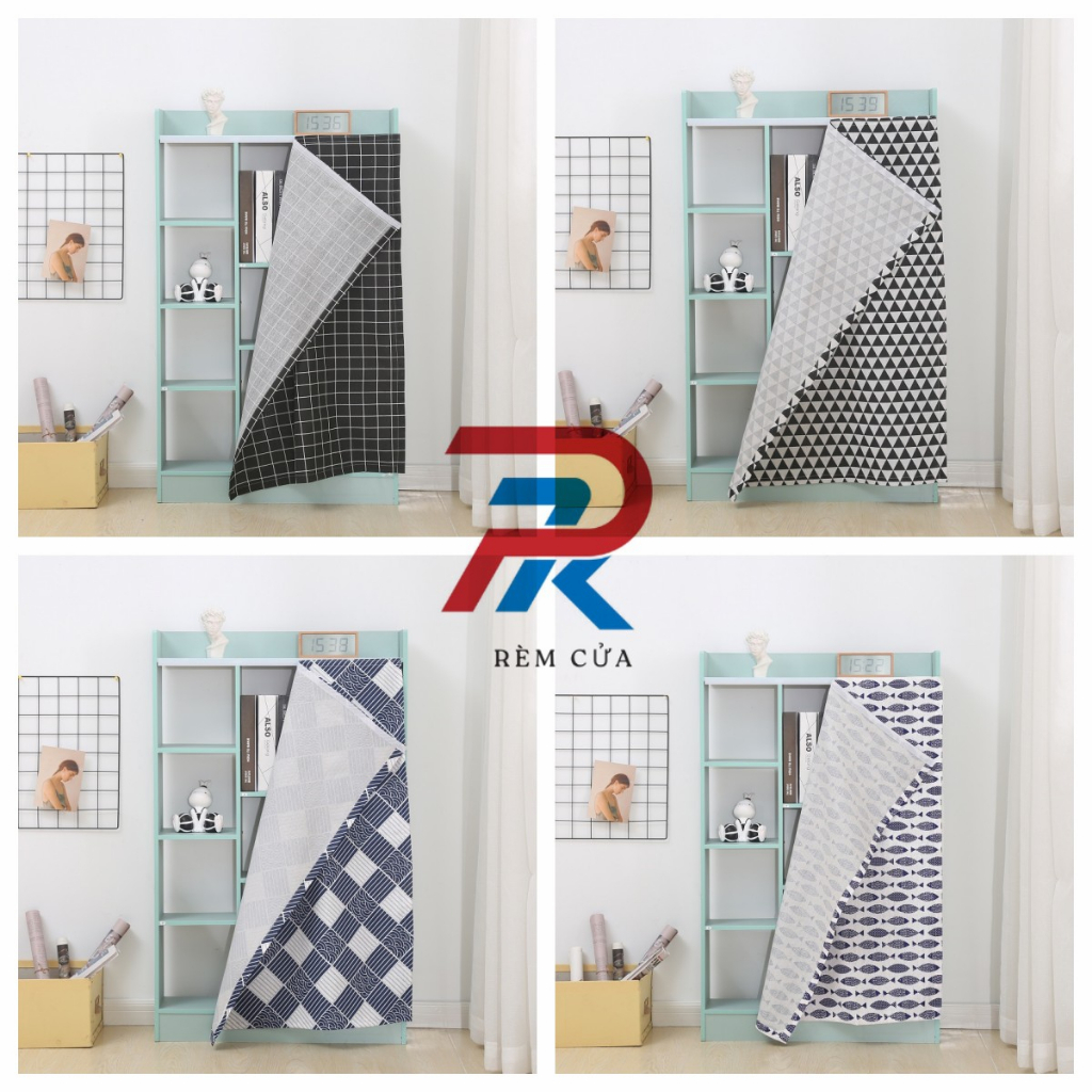 Rèm Canvas Dán Tường Đa Năng, Dán Tủ, Rèm Che RPK008 | Shopee Việt Nam