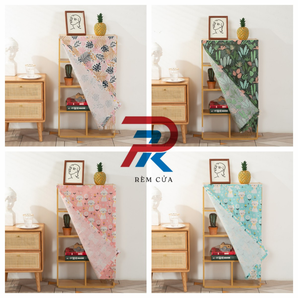 Rèm Canvas Dán Tường Đa Năng, Dán Tủ, Rèm Che RPK002 | Shopee Việt Nam