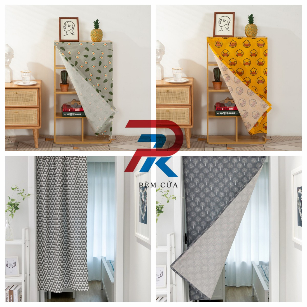 Rèm Canvas Dán Tường Đa Năng, Dán Tủ, Rèm Che RPK003 | Shopee Việt Nam