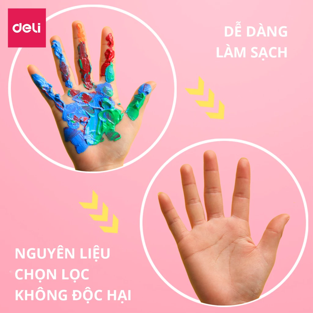 [TẶNG GOUACHE 100ML] Màu Nước Hũ 100ml Goat Gouache cao cấp Finenolo Deli Chất Siêu Mịn Pha Sẵn Dễ T