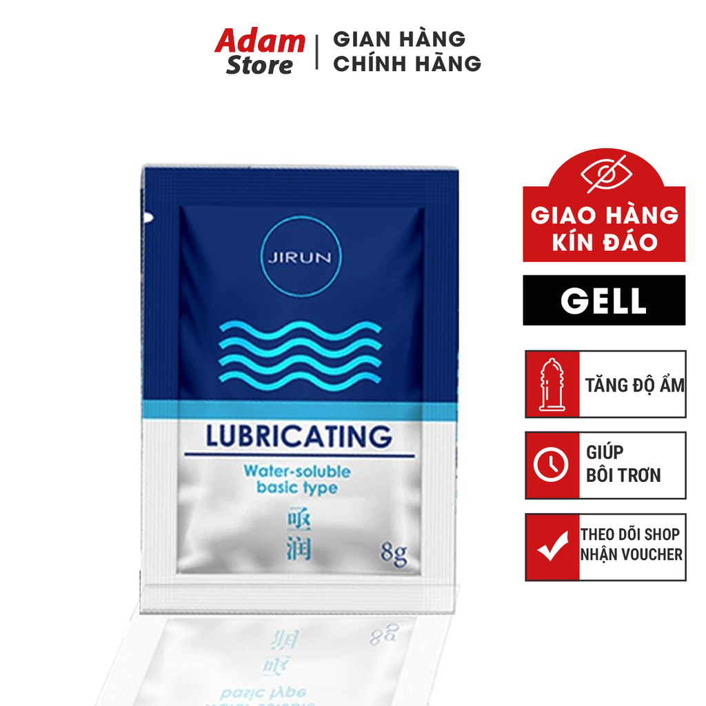 Gel bôi trơn dạng gói JIRUN, gel bôi trơn gốc nước tăng khoái cảm, 1 ...