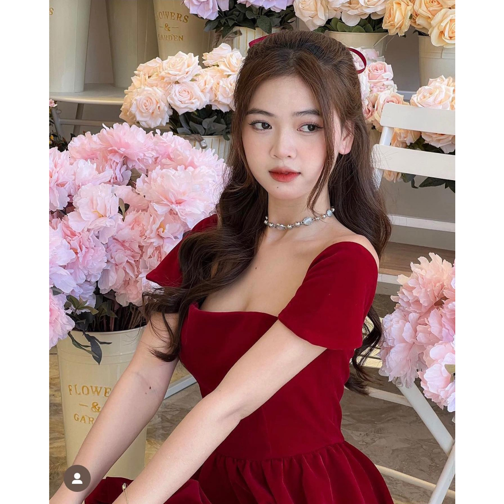 ĐẦM NHUNG BODY TÙNG BÍ NỮ, TÔN DÁNG, ĐI TIỆC | MEOINDAHOUSE