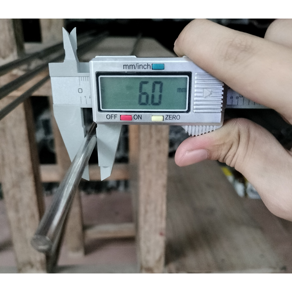 Trục tròn đặc Inox 201 đường kính 4, 5, 6, 8, 10, 12, 14mm (dài 0.5m/1m ...