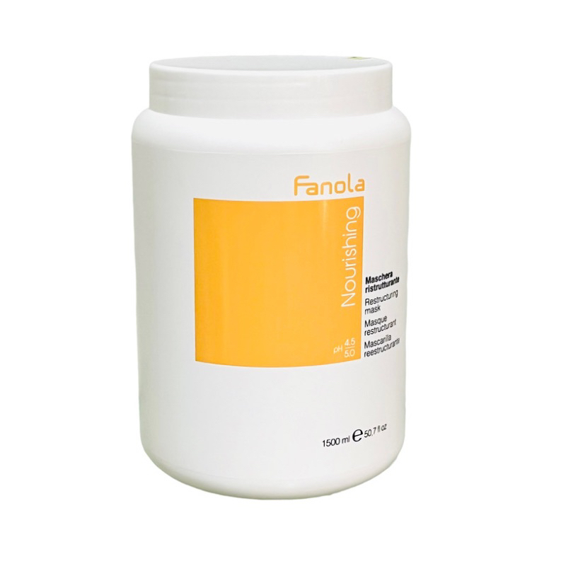 Dầu hấp ủ tóc Fanola Nourishing Nutricare dưỡng ẩm mềm mượt chính hãng Ý 1500ml