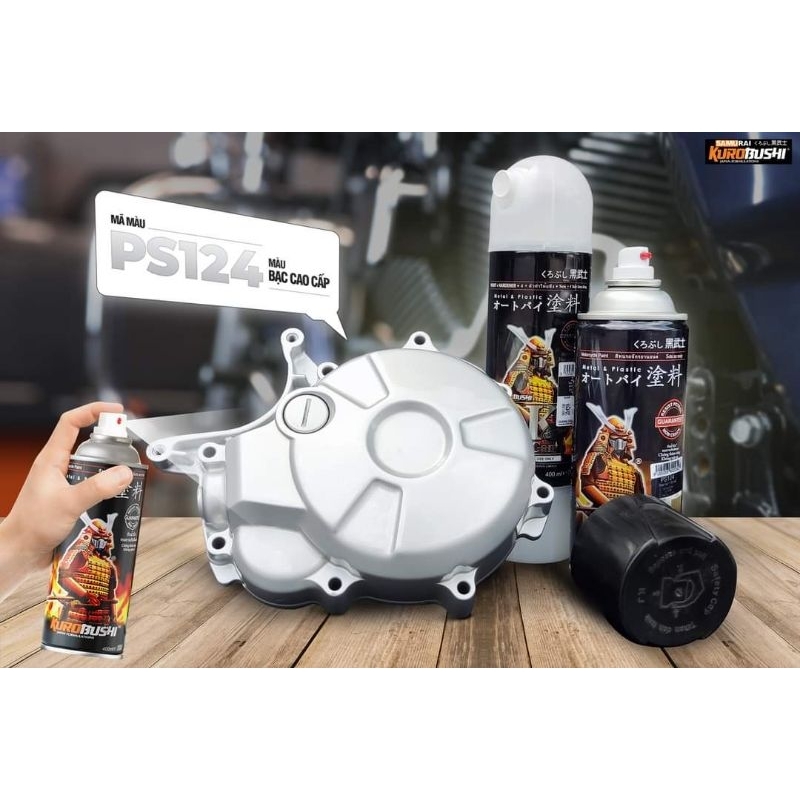 Sơn Samurai Màu Bạc Cao Cấp. Mã PS124 | Shopee Việt Nam