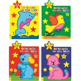 Sách - Bé Tô Màu Và Dán Hình (Dành cho bé 2-6 tuổi) - ndbooks