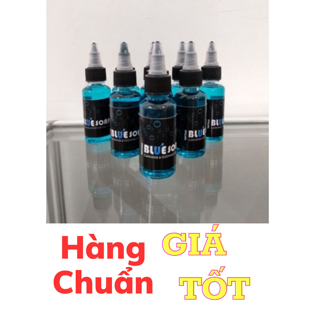 Bluesoap 30 ml - dung dịch tạo bọt lau mực xăm, nước rửa hình xăm siêu sạch, siêu tiết kiệm