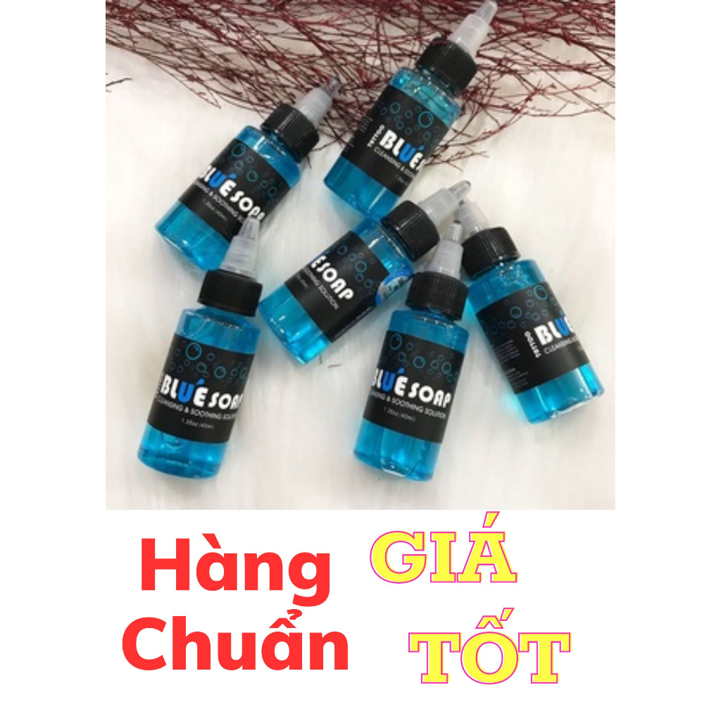 Bluesoap 30 ml - dung dịch tạo bọt lau mực xăm, nước rửa hình xăm siêu sạch, siêu tiết kiệm