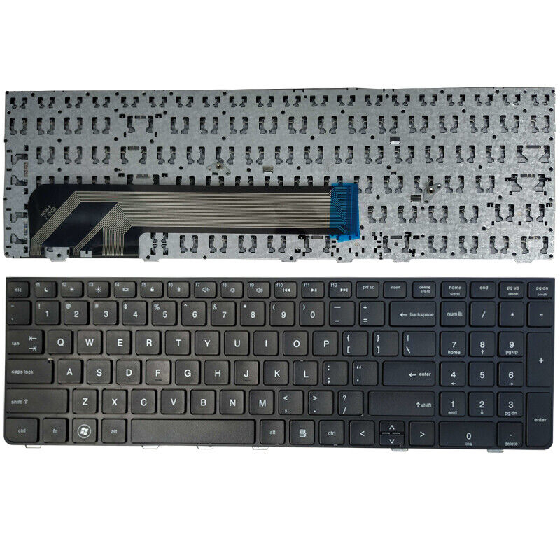Keybard Ersatz-Tastatur Ohne Rahmen Für HP ProBook 4530s/4535s/4730s/4735s – Schwarz, US-Layout, 6 Monate Garantie