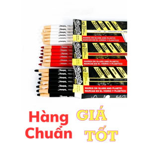 Chì đá Sharpie Pro USA chính hãng, siêu mảnh cứng cáp, bút chì định hình, vẽ lông mày môi, 3 Màu Đen Đỏ Trắng