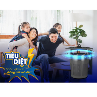 Đèn Bắt Muỗi Rạng Đông DBM01 5W Thông Minh - Hình Trụ Không Gây Mùi Khét Tiết Kiệm Điện - Bảo Hành 24 Tháng