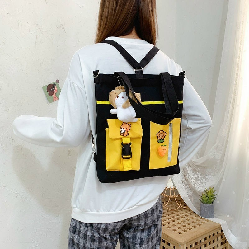 Túi tote thời trang sinh viên học sinh - HỘP GÀI PHỐI