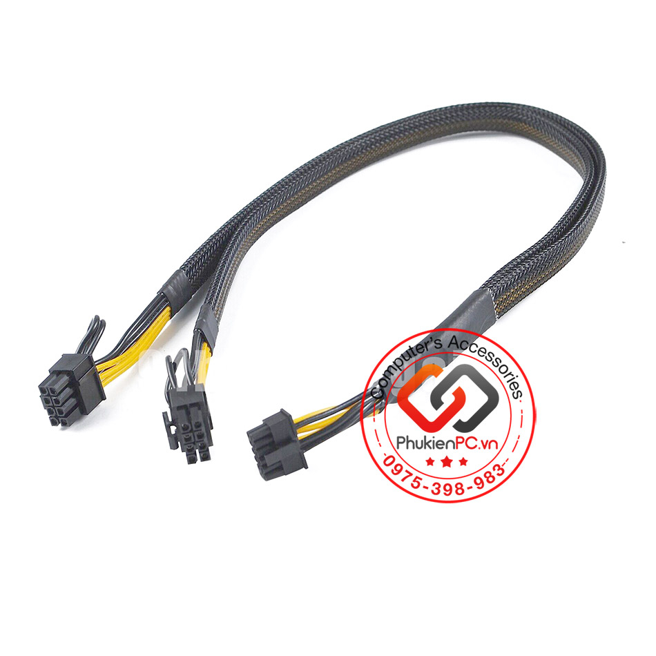 Cáp nguồn Mini 12pin to 8+8pin Power riser card nguồn DELL PowerEdge ...